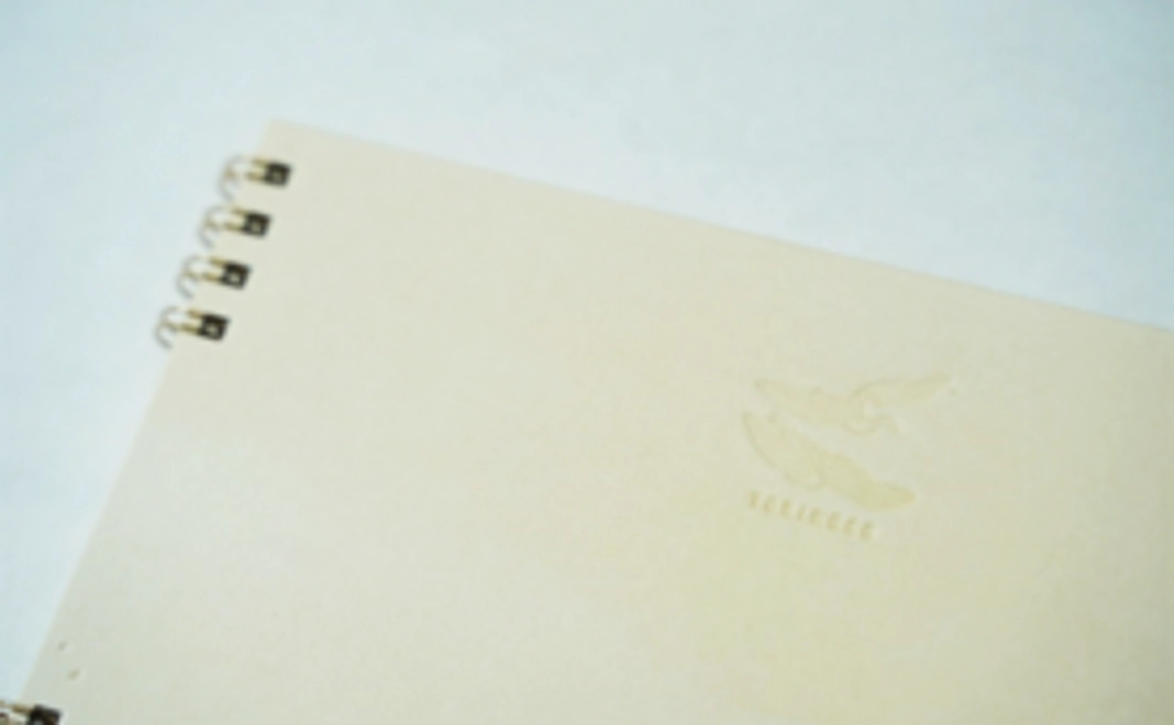 【10％OFF】①やなせ和紙・本鳥の子紙無地三號漉トリノコノート1冊（B6サイズ）