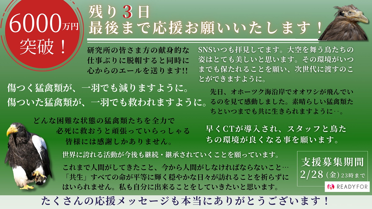 第三目標6,000万円突破のお礼と今後について