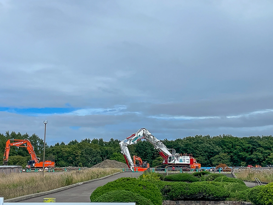今日（令和5年9月5日）の北海道百年記念塔