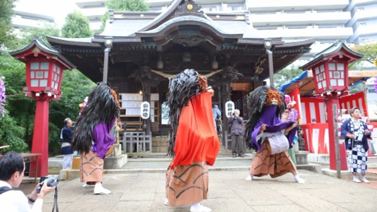 令和5年度　江古田氷川神社例大祭　④奉納舞