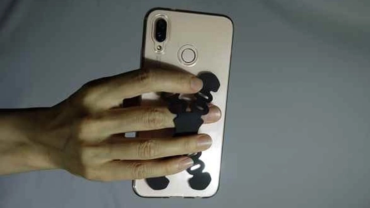 スマートフォン片手使い用ホルダー