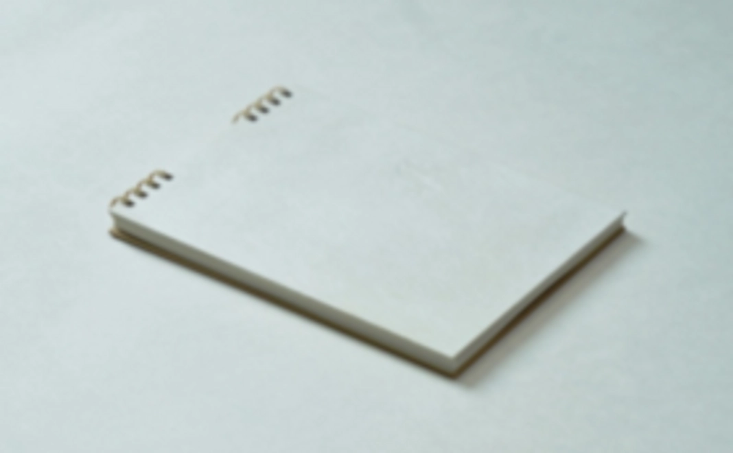 【10％OFF】②長田製紙所・雲肌（白）トリノコノート1冊（B6サイズ）