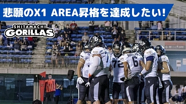 【下町からX1昇格を目指して】下町ゴリラズ突破プロジェクト のトップ画像