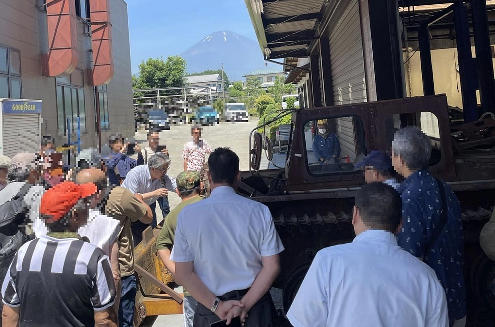 「ハ号ブル」の修復前の最終見学会が無事に終わりましたm(__)m