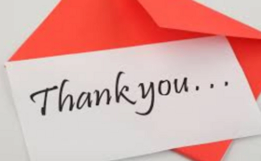 サンクスレター