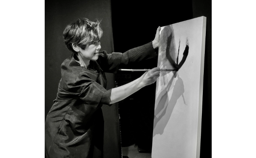 Aコース｜ 書道アートにお名前書き込み