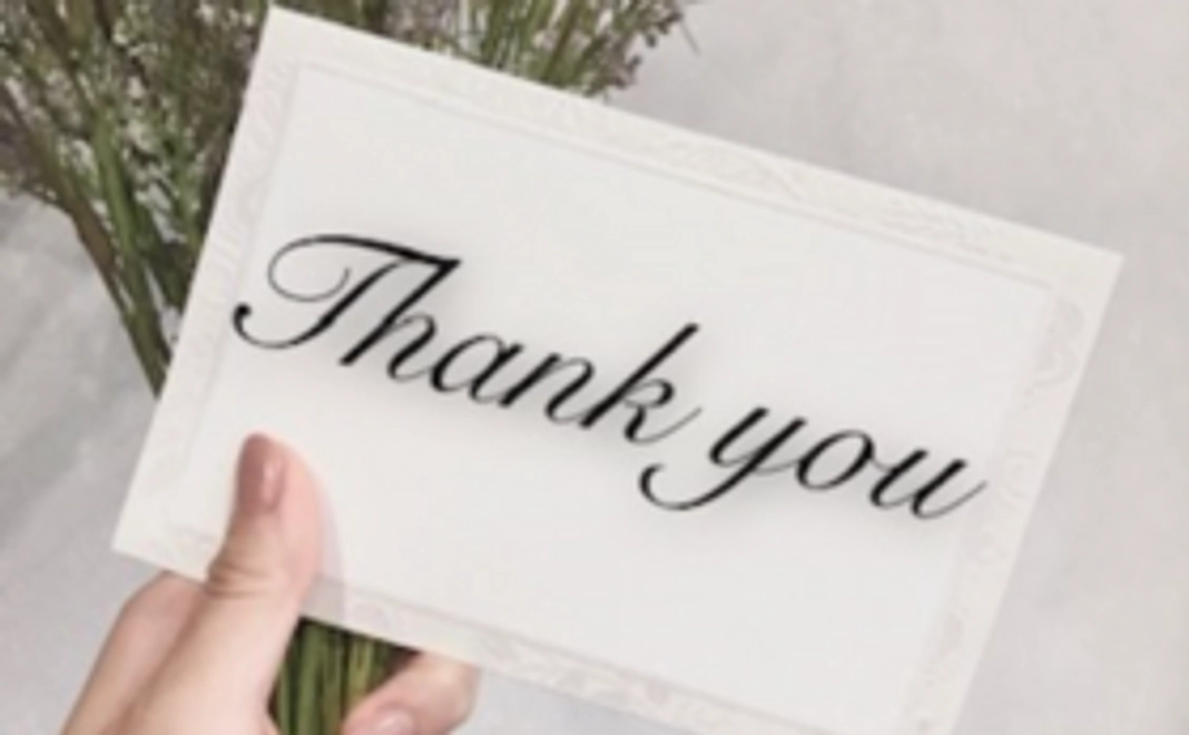 お礼のお手紙&活動報告