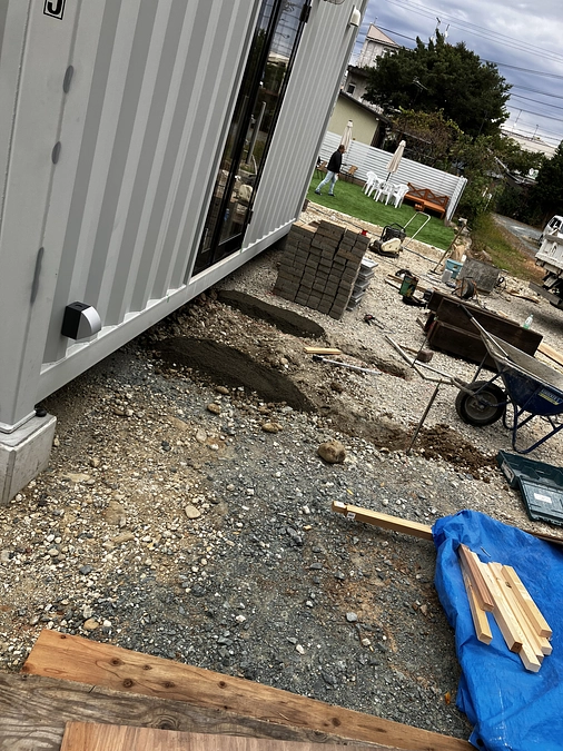 本日外構工事スタートです🎉