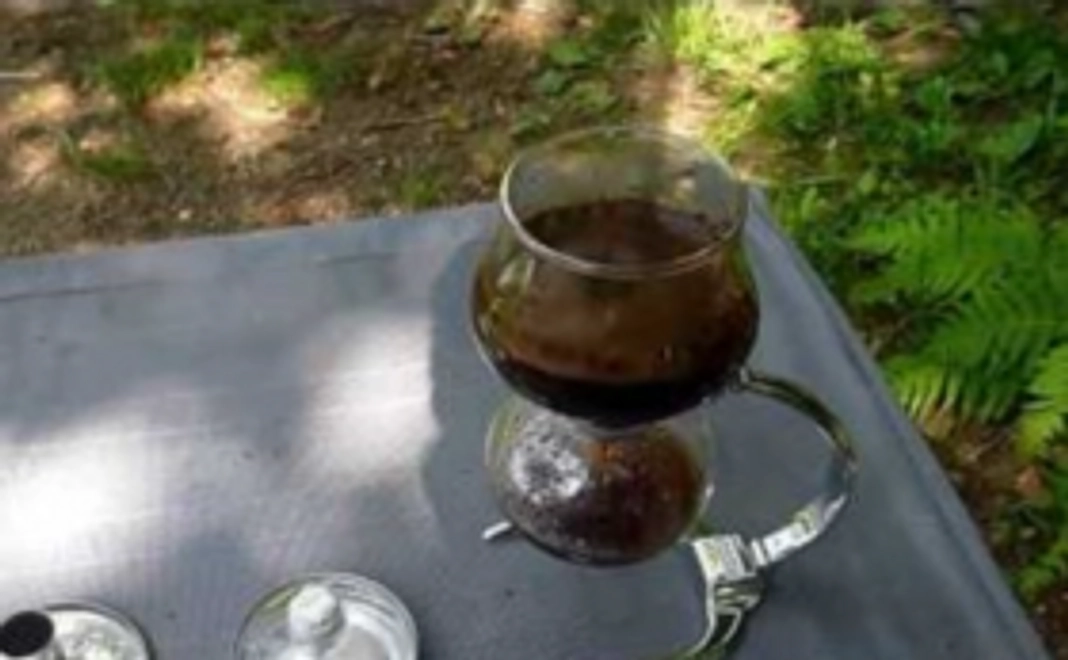 蔵王連峰の美しい絵葉書とコーヒー