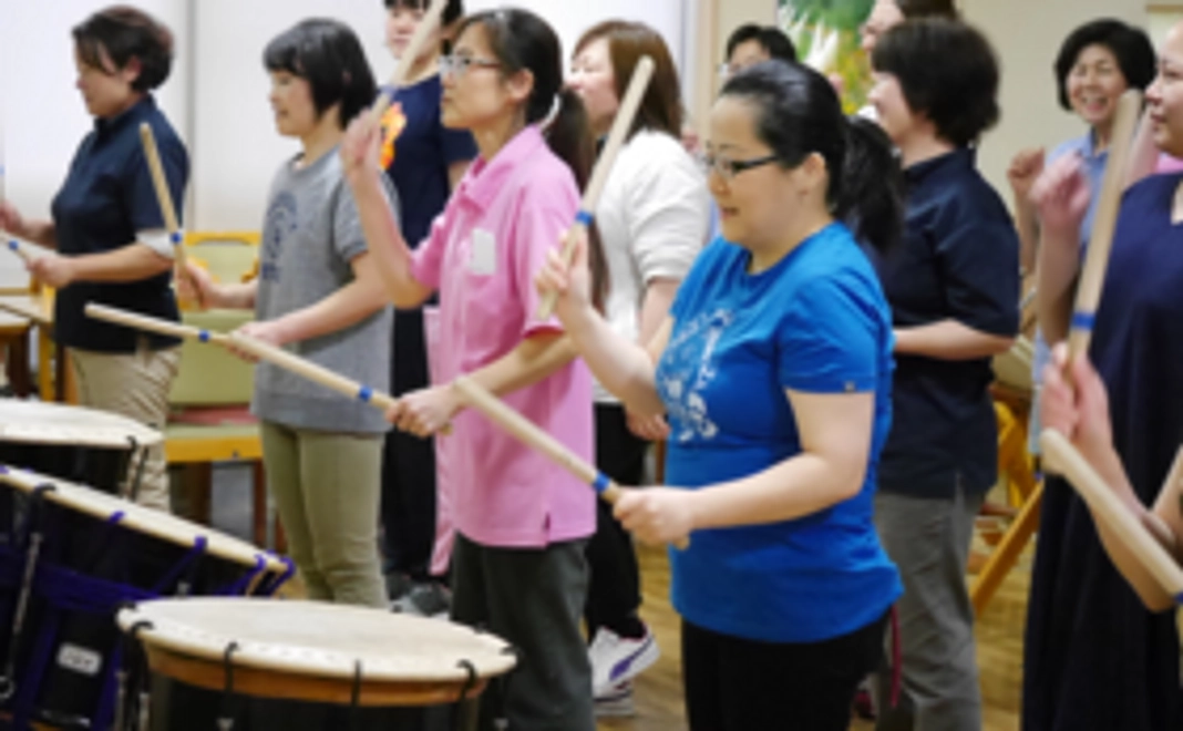 和太鼓サークル本格始動を応援！