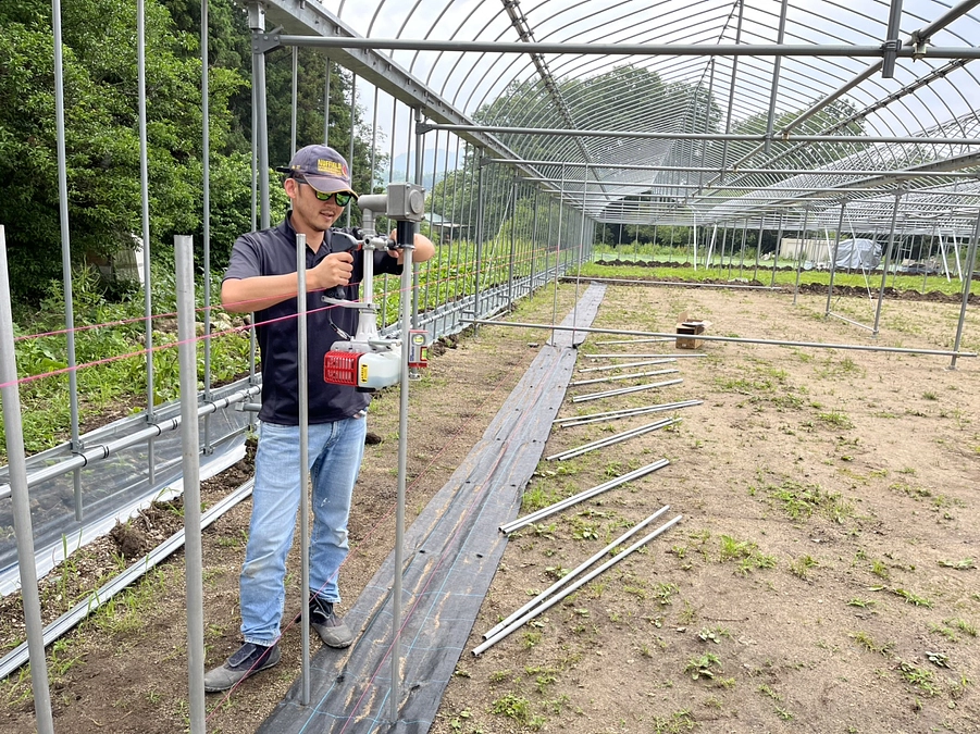 【活動報告①】いちご農園再生へ向け作業を進めています！！