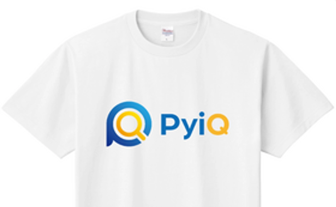PyiQロゴＴシャツ（ホワイト）（フリーサイズ）＋オリジナルクリアファイル