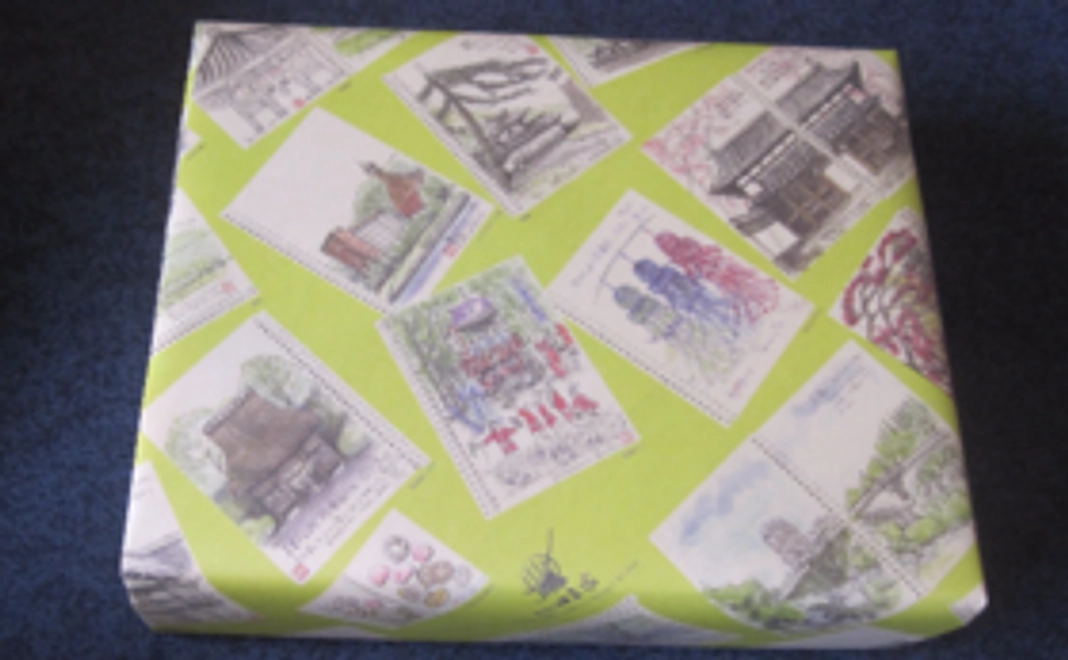 感謝のお手紙・地元のお菓子1箱付き