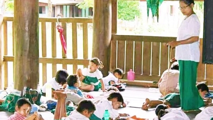 内戦や天災の被害を受けたミャンマーに小学校校舎を建て直したい