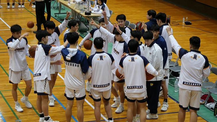 洛南高校バスケ部顧問先生の永年功労式典開催とプレミアムOB戦開催