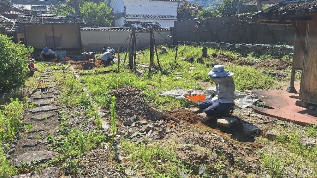 驢庵再生プロジェクトのこれまで  -土出し作業-