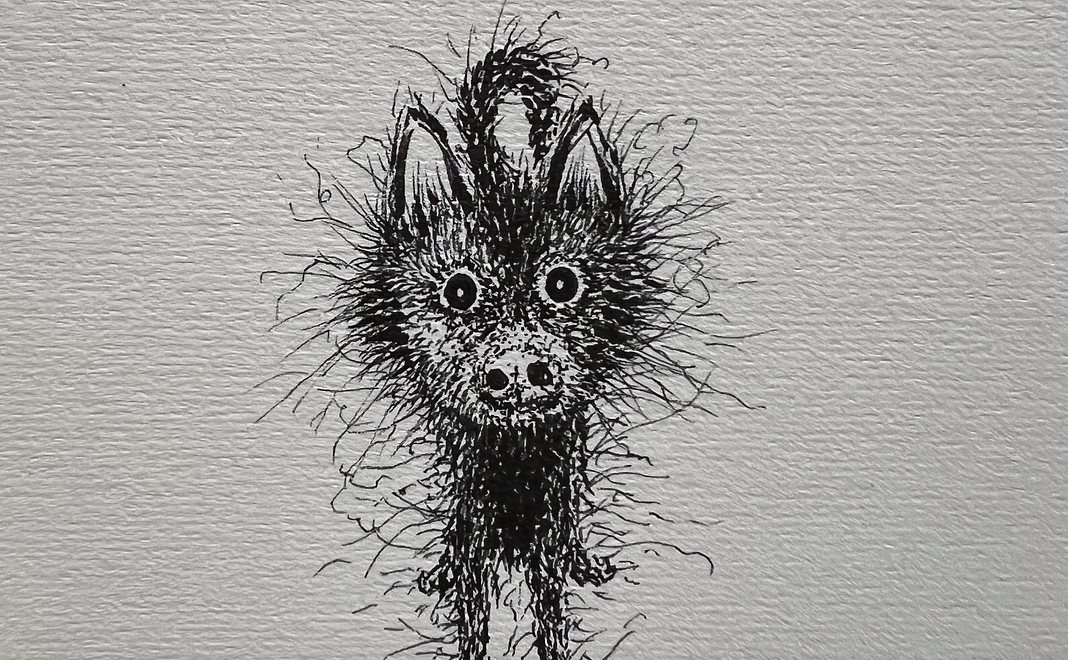 やけんとあったかいおうちのオリジナル原画額入り