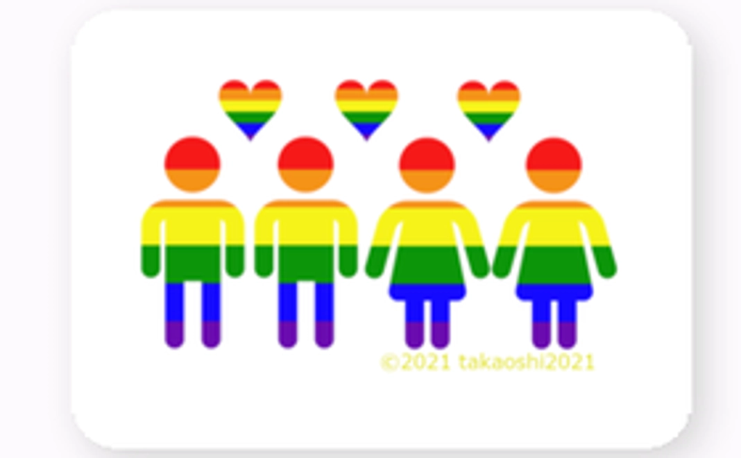 LGBTQフレンドリーキーホルダー　1ヶ　＋　感謝のお手紙