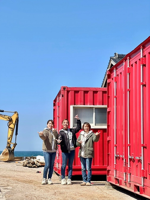 キッチン棟設置完了✨