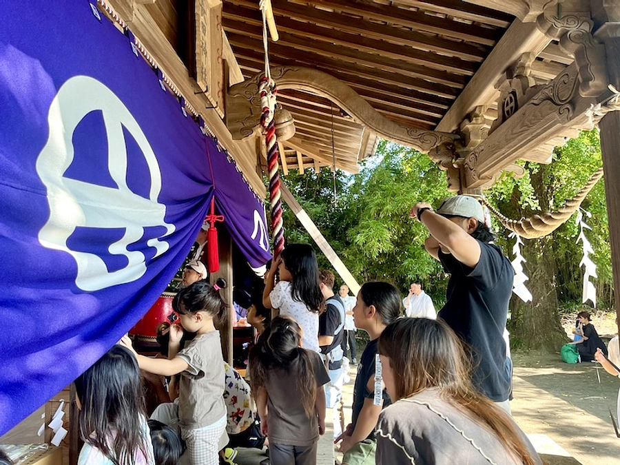 本殿遷座祭・奉祝祭が無事に執り行われ、子ども達の笑顔も溢れました！