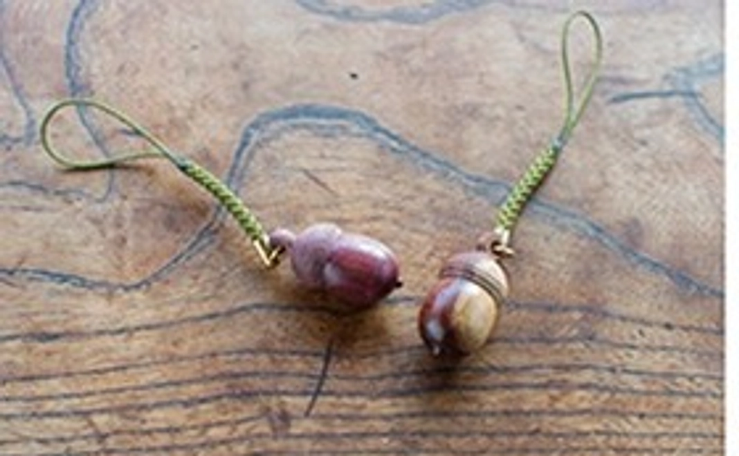 Aコース/お礼のメール・製作経過のPDF画像・どんぐりストラップ