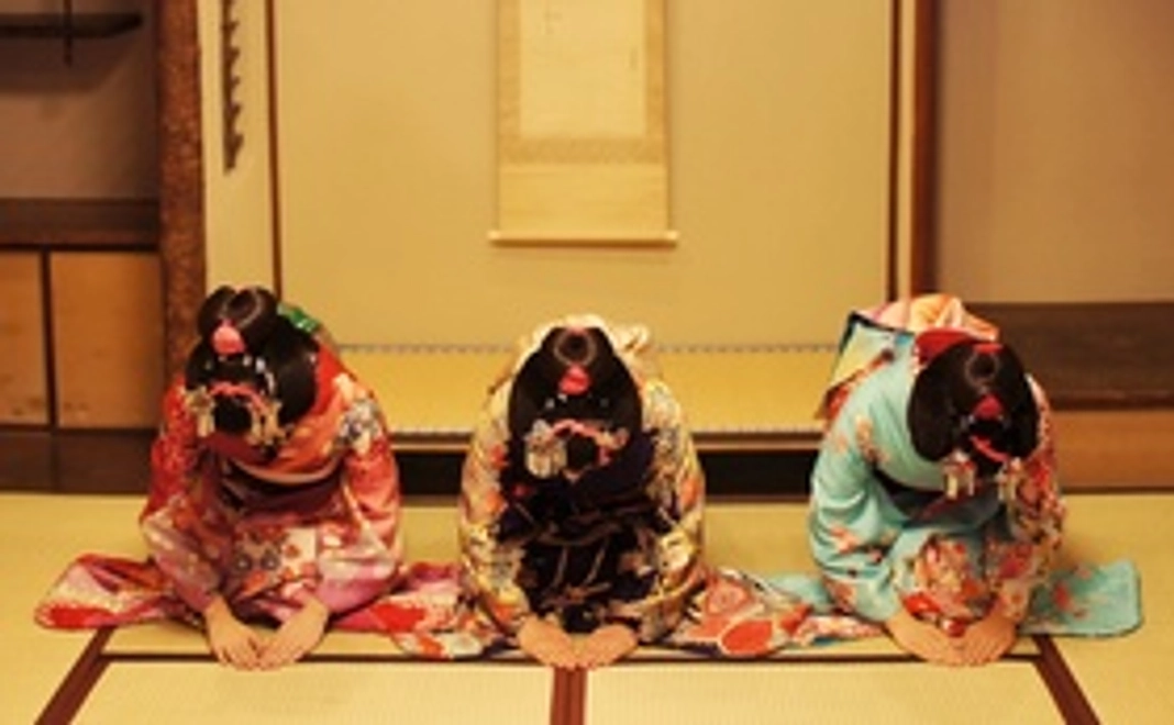 舞妓から感謝の気持ちを込めて...