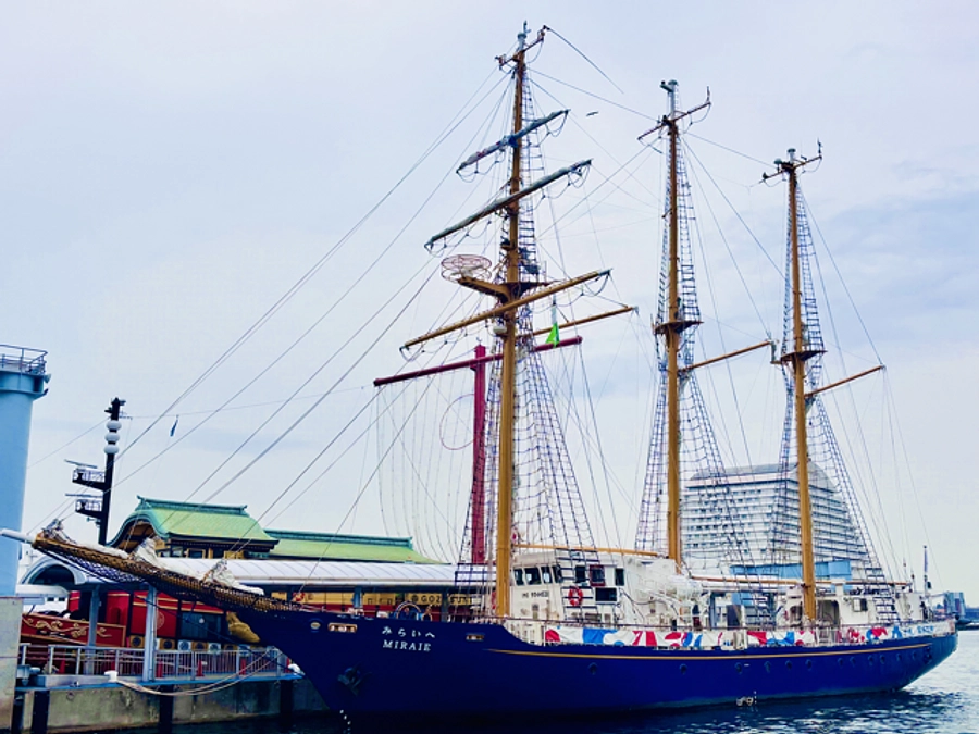 「帆船 BLUE OCEAN みらいへ」の船内の下見に行ってきました⛵️