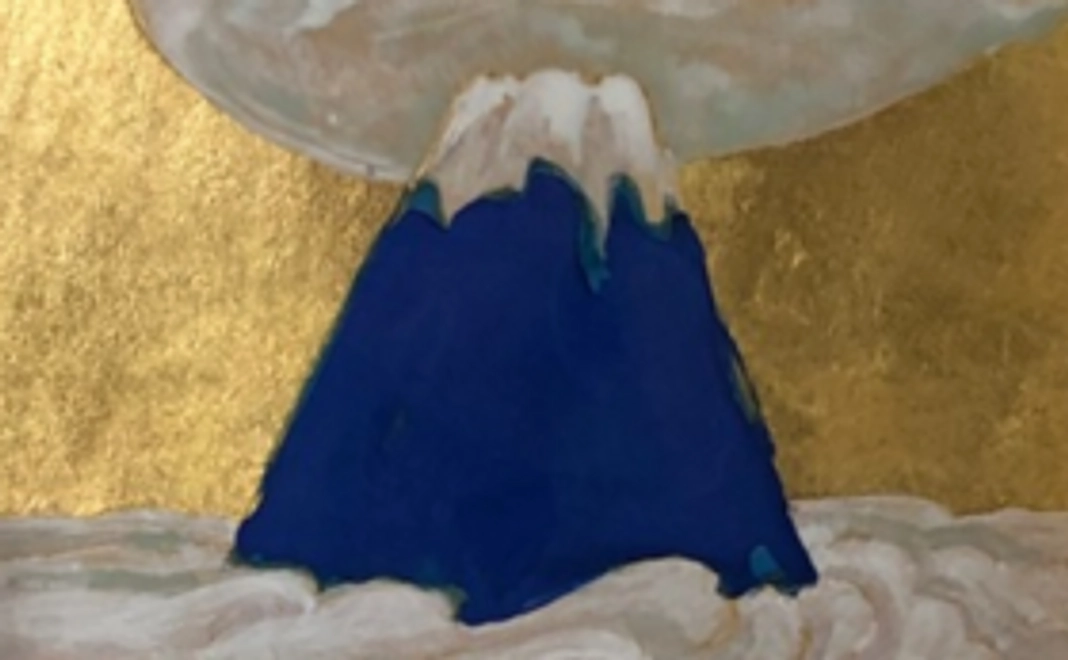 「富士山」応援リターン６　川田画伯の日本画「青富士」＋ペアでS席ご招待