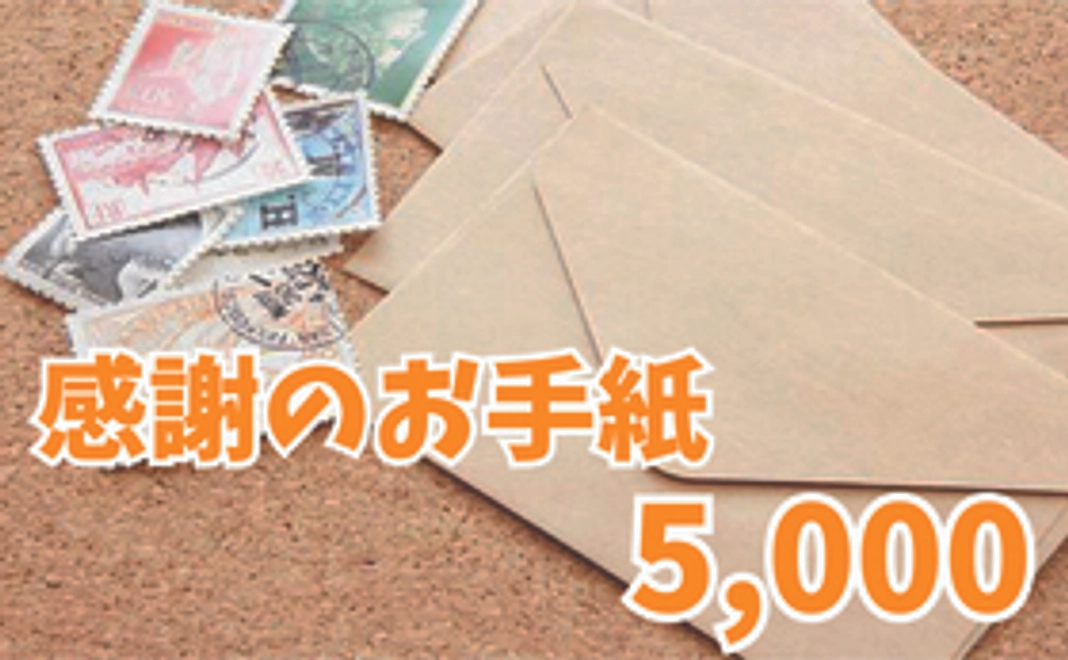 感謝のお手紙5,000円コース