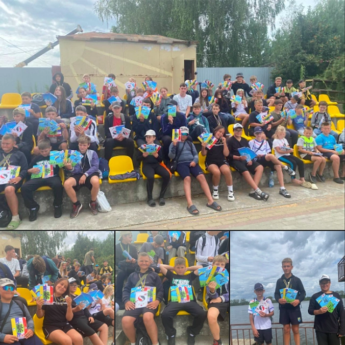 リヴィウ州の子ども達に届いたノート