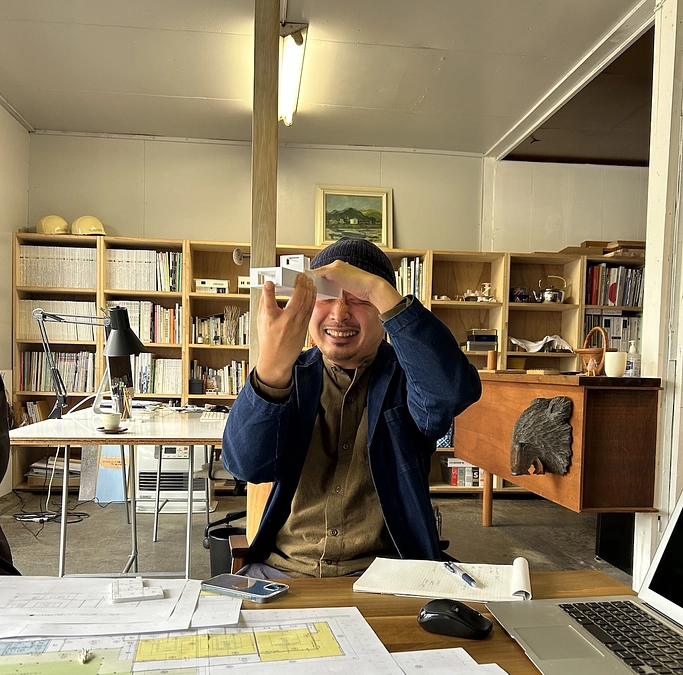 宿の設計＆施工チームが五城目に集合し、改修打ち合わせを行いました！