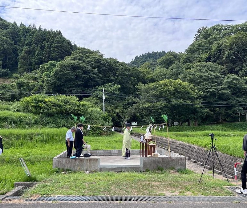 本日着工しました！