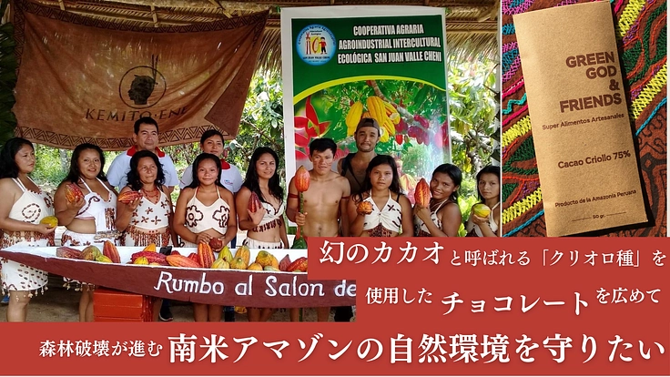 現地で育てたカカオを使ったチョコを広めてアマゾンの環境を守りたい