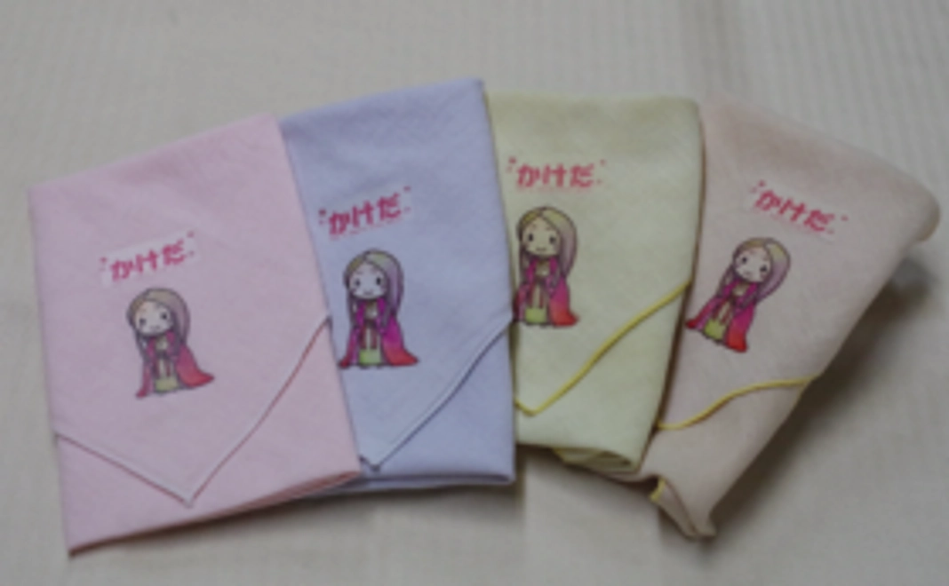 ☆かけだの草木染ハンカチ+地元「かけだ」の缶バッジコース