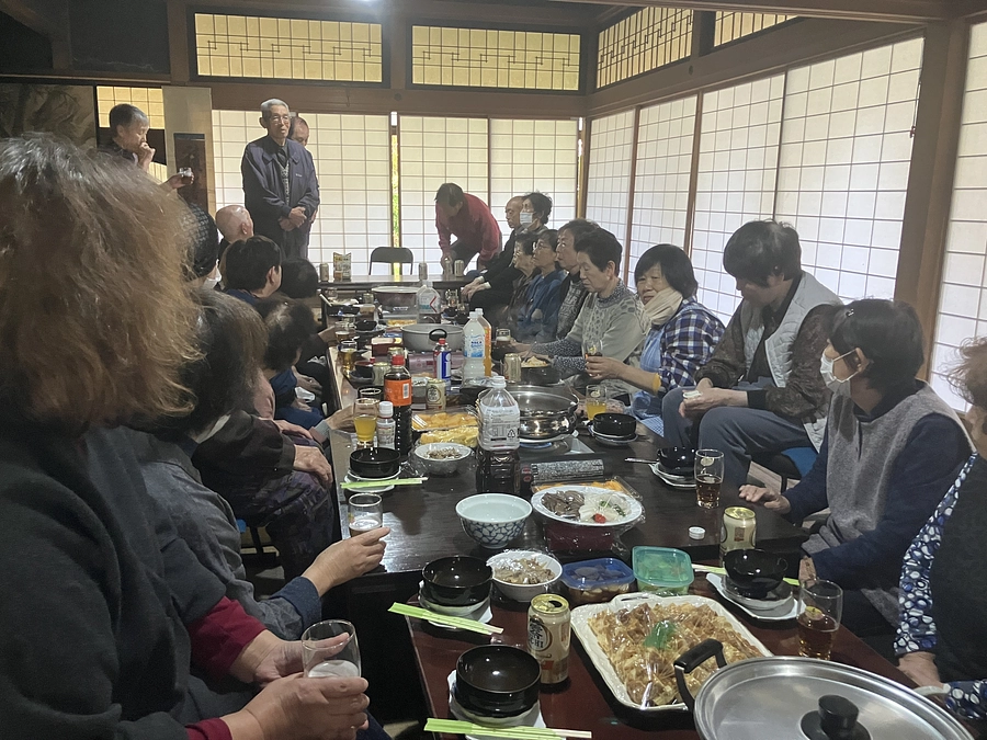 庭はらいイベント大盛況　修復した台所も大活躍