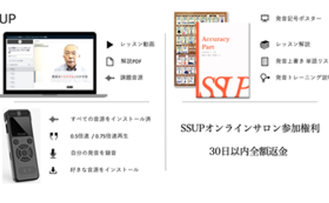 SSUP発音トレーニングパック （アメリカ発音）
