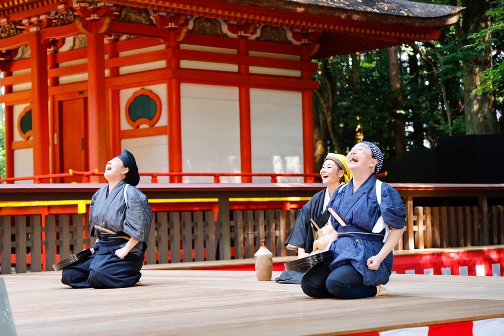 「文化の地産地消がしたい！」だれやめ狂言『大工の落書』のご紹介