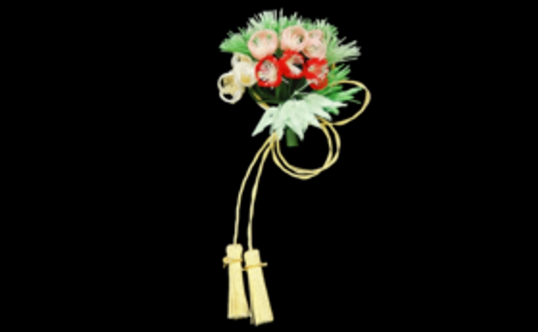 かわいい水引飾り( 花かざりミニ)