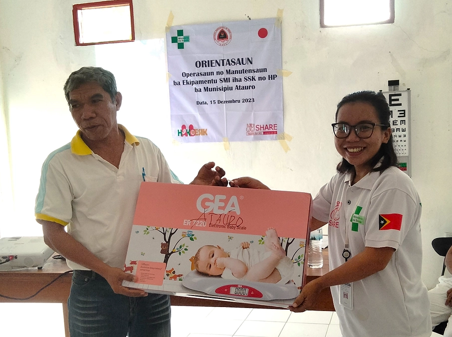 東ティモールにて、不足する医療機材を届けました！（2024年1月のご報告）