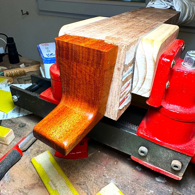 フットを成形する（2月初旬）