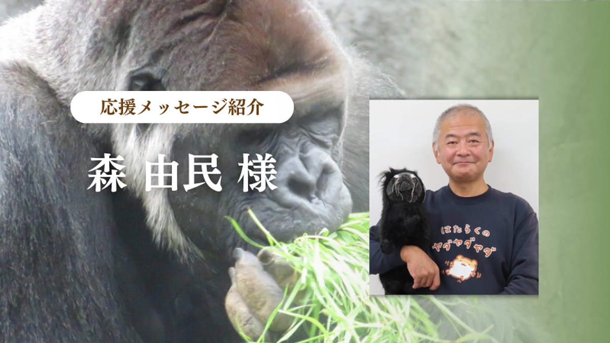 【応援メッセージの紹介】森 由民様からの応援メッセージのご紹介