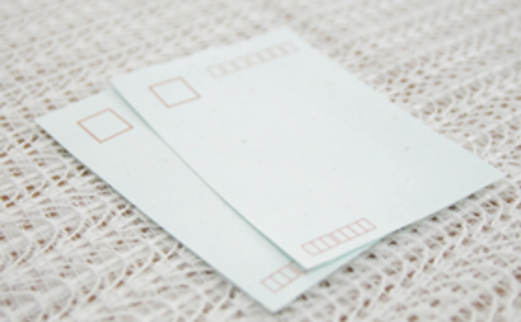 手すき和紙ポストカード（２枚組）