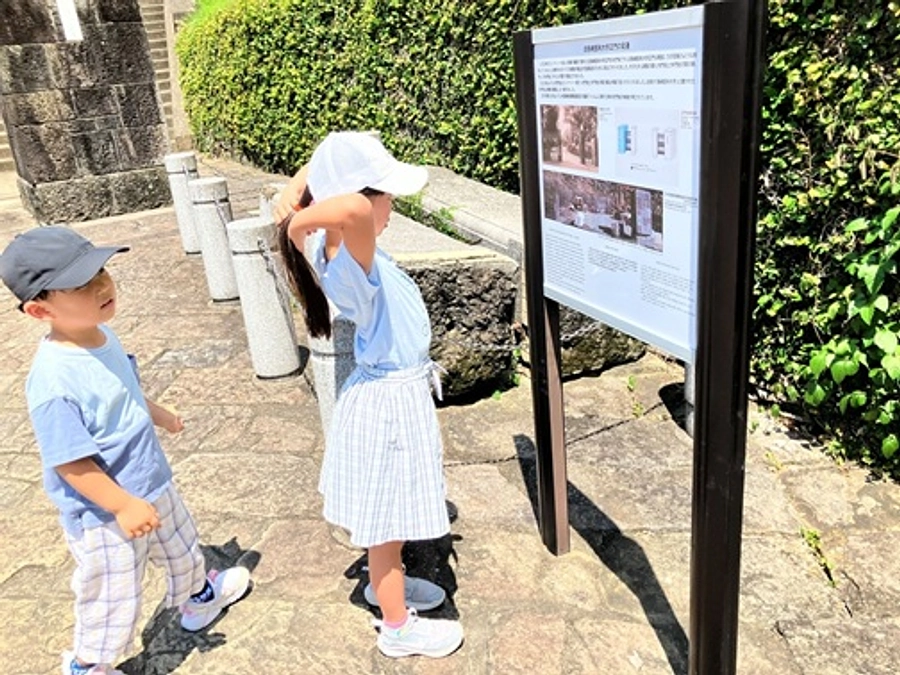 小学生と被爆資料を見に行きました。