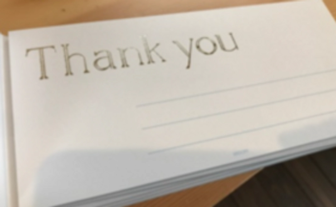 【学生の方向け】お礼のお手紙