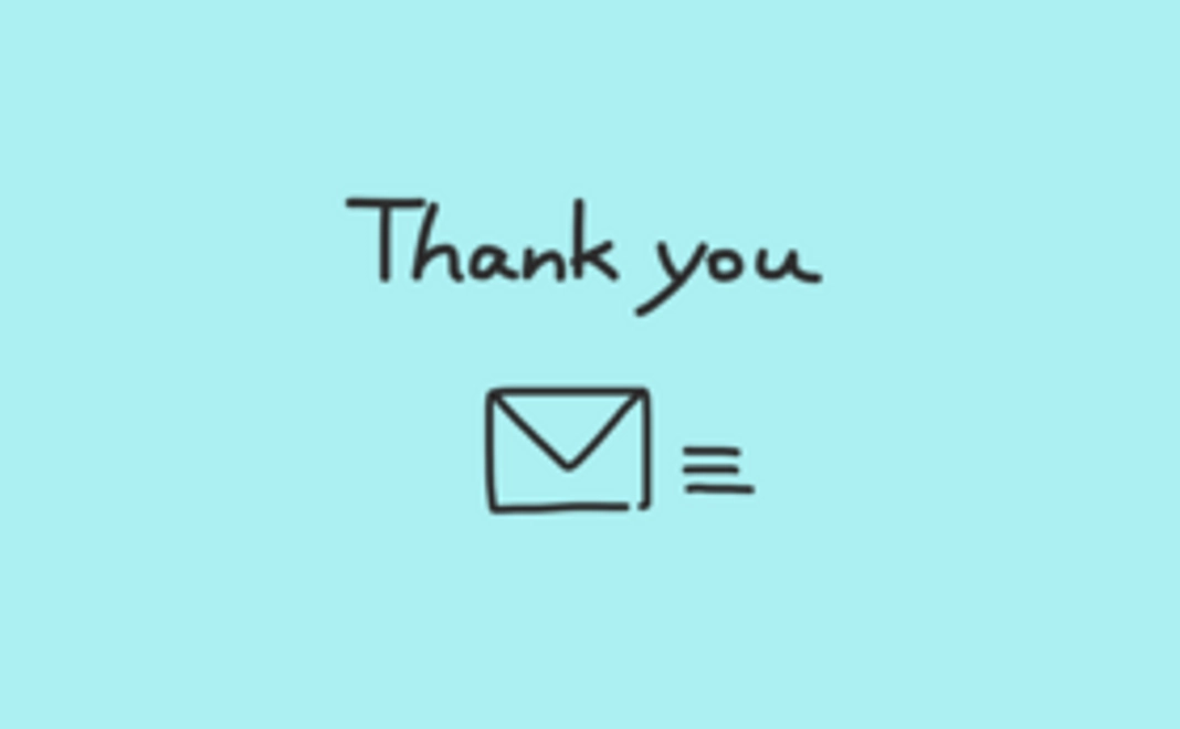 感謝のメール