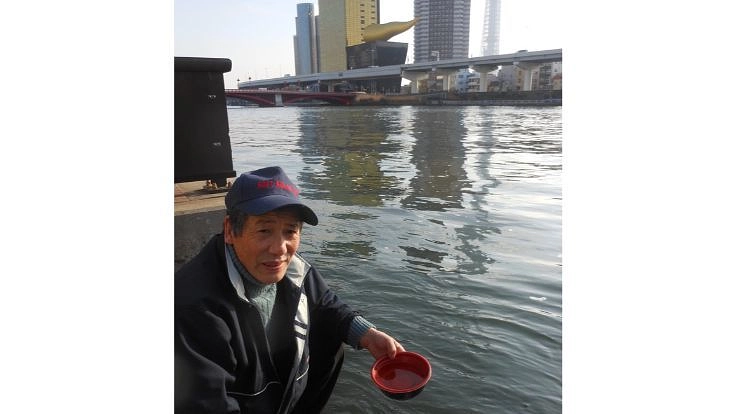 絶滅してしまった隅田川の白魚を復活させるため、放流会を開催！