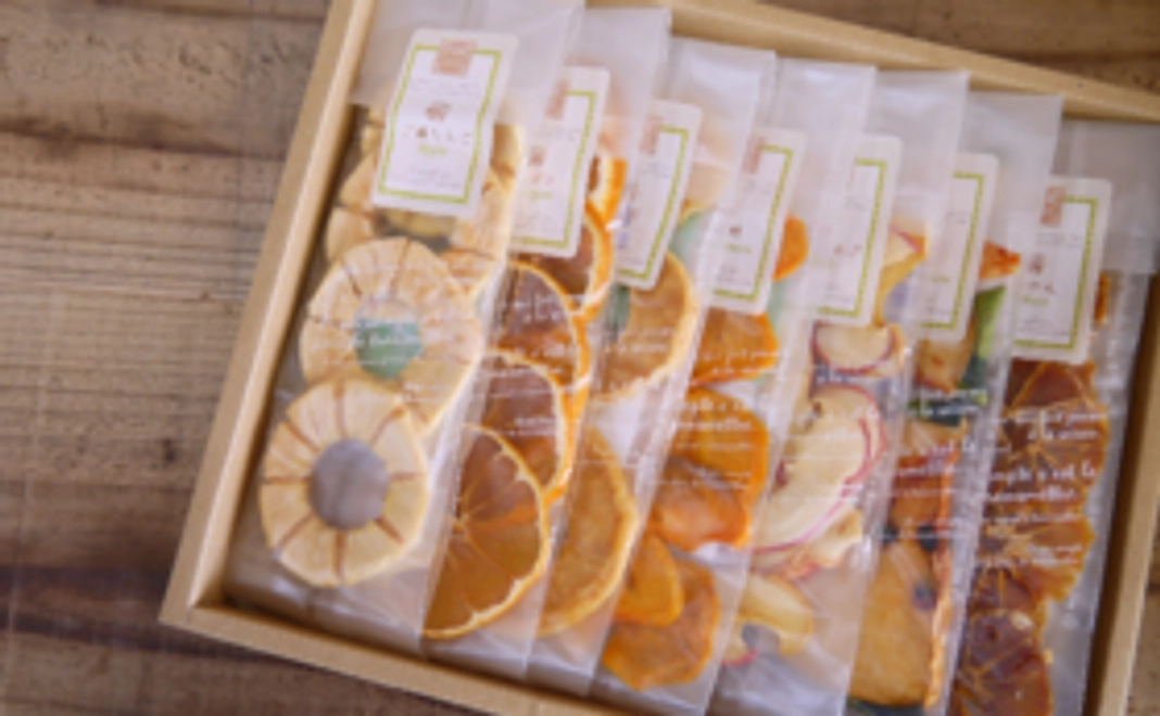 ギフトセット（ご縁りんご＆七果＆ドライベジタブル）