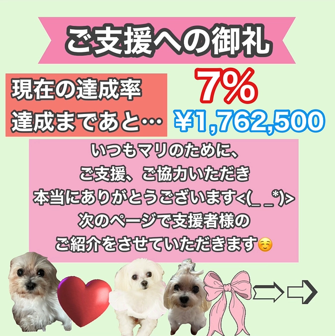 残り52日‼️通院結果とご支援への御礼