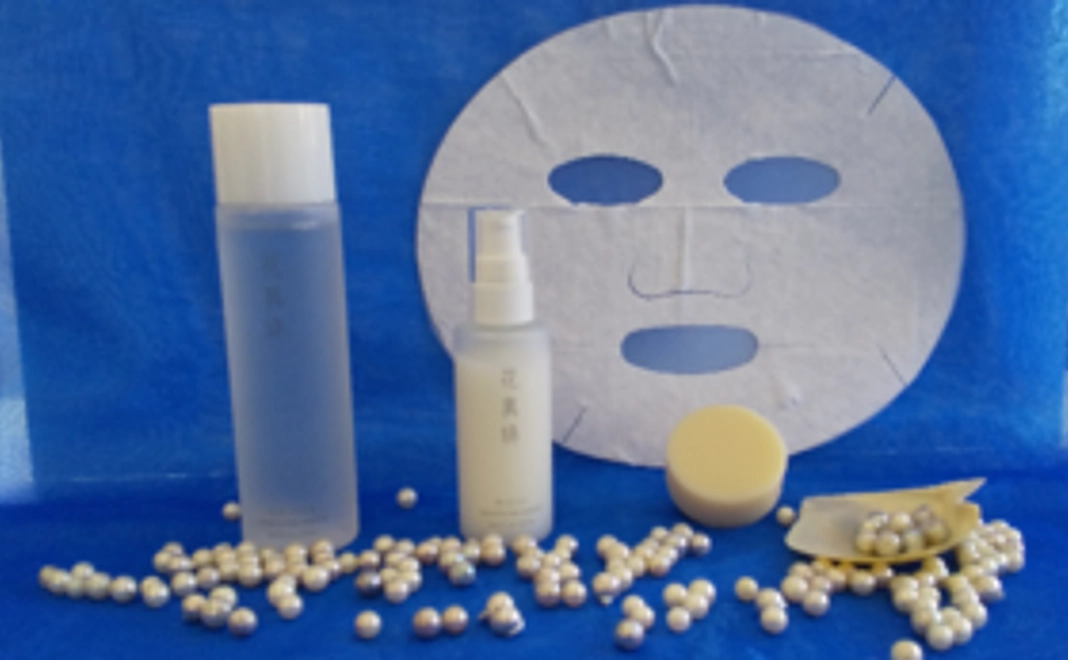 パールエステが体験できる！「真珠のまち宇和島のパールエステセット」1セット＋花真珠スキンローション&ミルクジェル