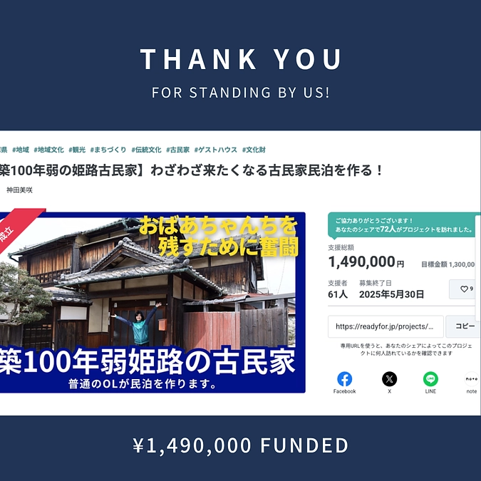 支援期間終了とお礼